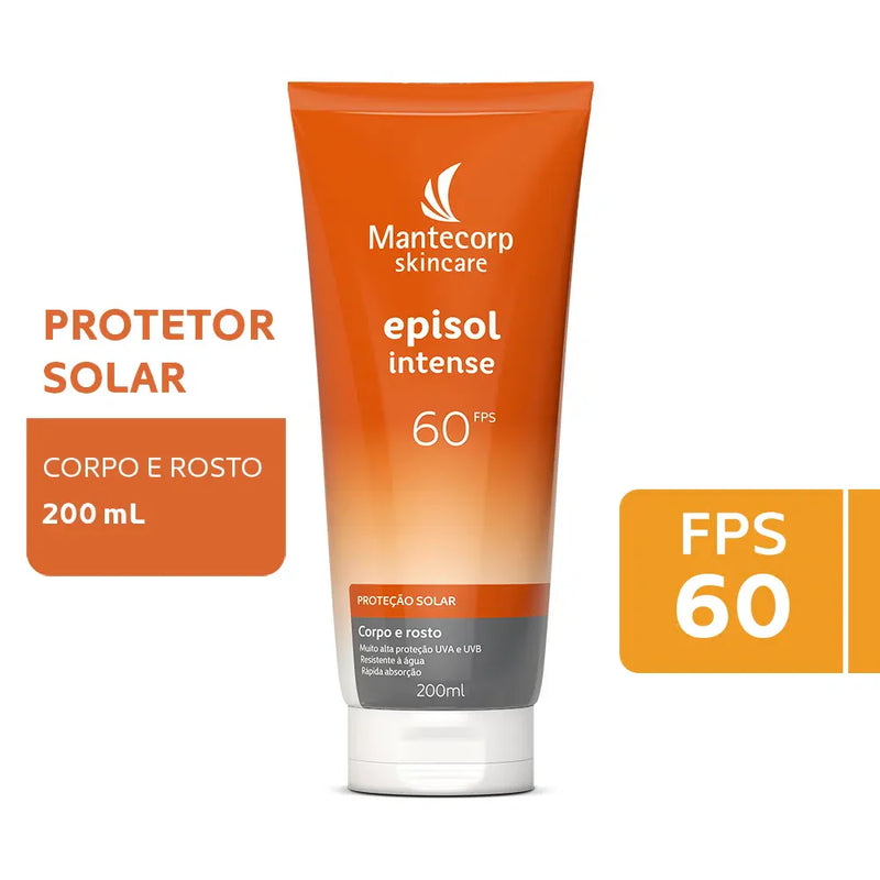 Protetor Solar Episol Intense Fps 60 200ml